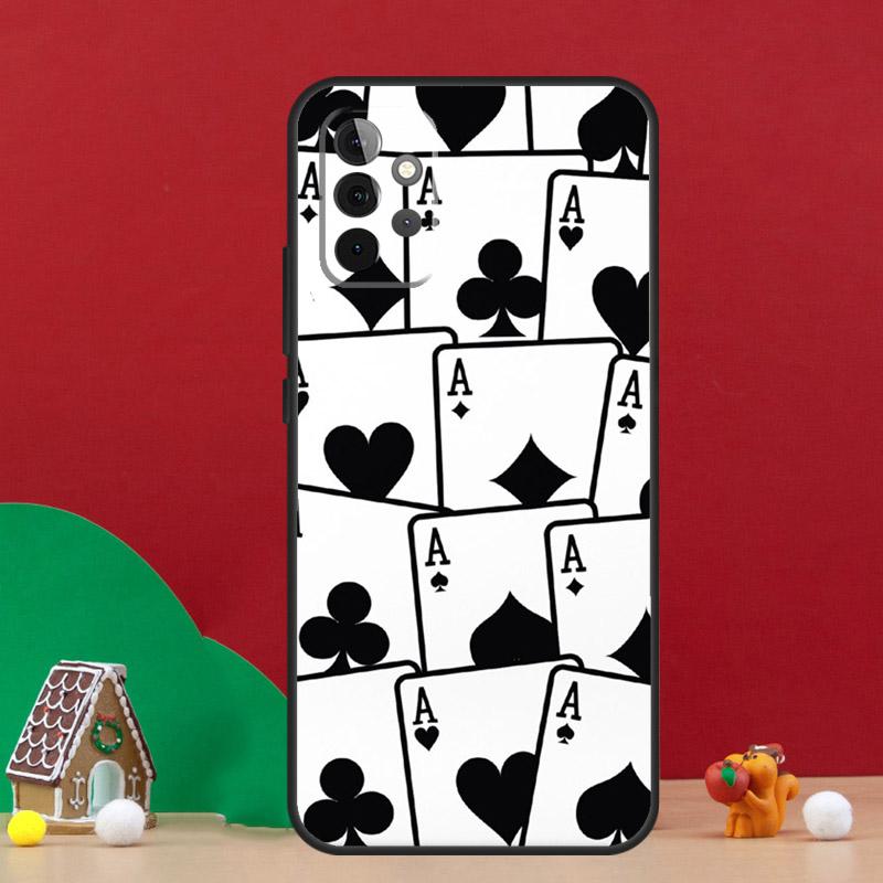 КАЗИНО ИГРАЛЬНЫЕ КАРТЫ Чехол Для Samsung Galaxy A56 A33 A13 A36 A23 A52 A32 A12 A54 A34 A14 A16 A53 A15 A35 A55 A17