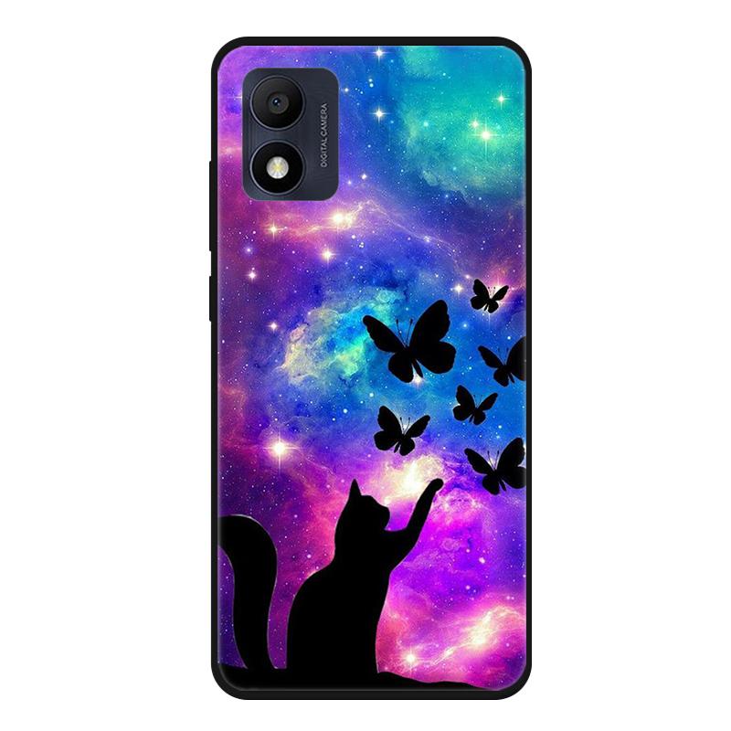 Чехол для Alcatel 1B 2022 Милый Кот Мягкий ТПУ Силиконовый Чехол для Телефона Для Alcatel 1B 2022 Задняя Крышка 1 B 5031D 5031G 5031 Coque 1B2022