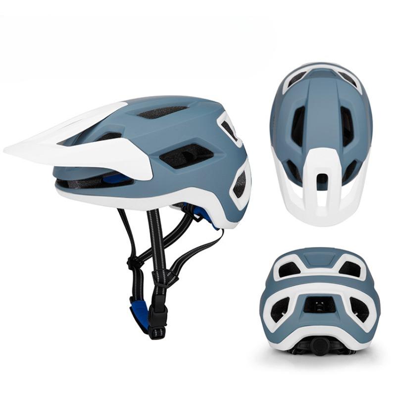 Новый велосипедный шлем с интегрированной формовкой, большой козырек шляпы, съемный шлем для езды на горном велосипеде, защитный шлем для шоссейного велосипеда