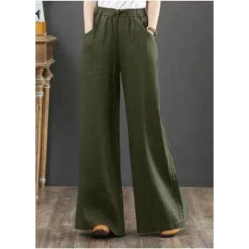 Весенние и летние свободные брюки из хлопка и льна с широкими штанинами, брюки до пола с высокой талией, прямые брюки, женские брюки и капри