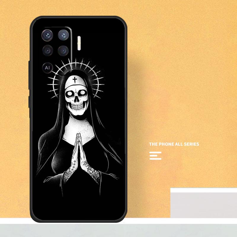 Sister Nun Case For Oppo A5 A6 Pro A16 A76 A96 A17 A57 A40 A60 A80 A98 A58 A78 A18 A38 A54 A74 A94 A15