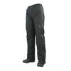 Motorcycle Wind Guard Side Open Over Medium ROUGH&ROAD Pants, Black, Short, RR7729BK-S2