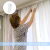 50 Pcs Plastic Curtain Track Clips Durable Drapery Hooks Easy To Use Curtain Accessories  Bedroom
