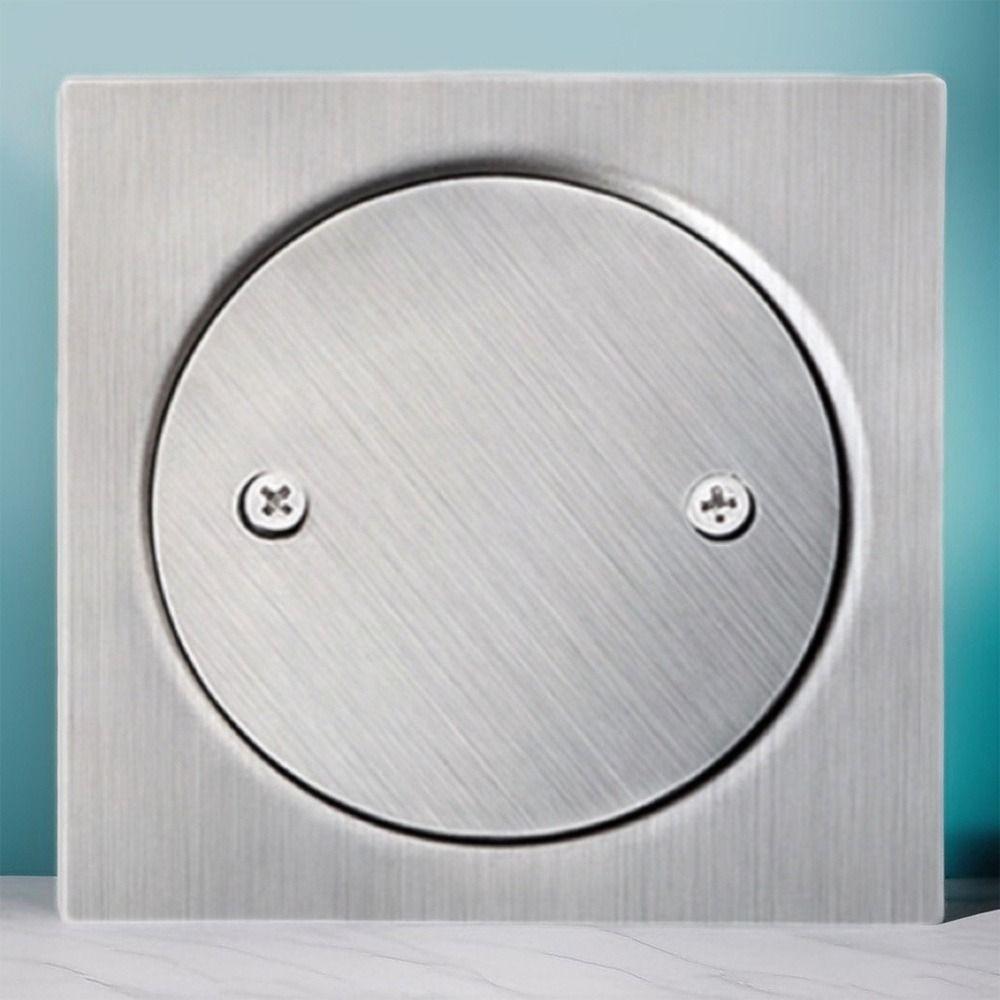 Stainless Steel Shower Floor Drain with Cleaning Port Drainage Port  Ground Drainage