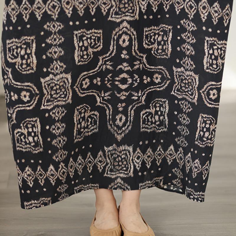 DIMANAF Новое Женское Платье Большого Размера Весна Лето Длинное Свободное Базовое Винтажное Оверсайз С Длинным Рукавом Макси Цветочное 2026