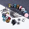 CyeeLife Plastic Tip Darts, 12-Piece Set, 15/17 Gram Professional Soft Tip Darts for Electronic Dartboards