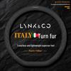 Обложка на руль из замши Lynk & Co 03: Нескользящая, Натуральная Кожа для Всех Сезонов