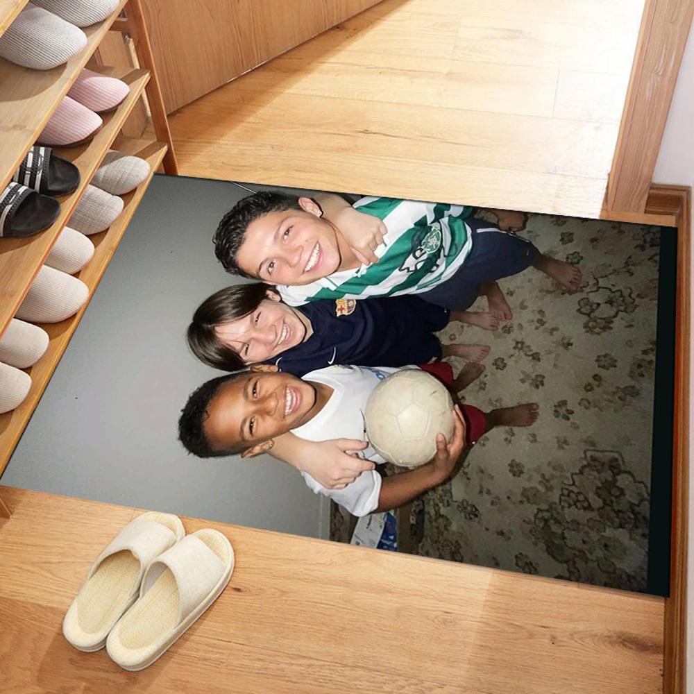 Customize Photo Personalized image Floor Mat Perfect for Playrooms Entryway Outdoor Game Room Antislip Carpet Decorate Offices