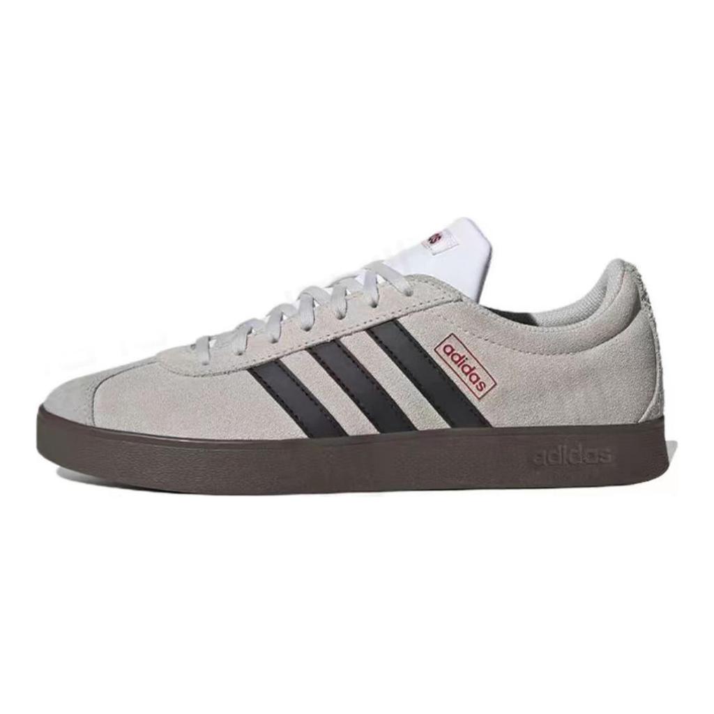 Adidas Neo VL Court 2.0 Lifestyle Cushioning, Wear Resistant Low top Skateboard Shoes Unisex Black Gray HQ1802(Team1284- S)