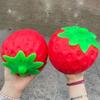 Fruit Ball Strawberry Slow Rebound Toy Slow Rebound Fruit Squeeze Toy  Children Toys