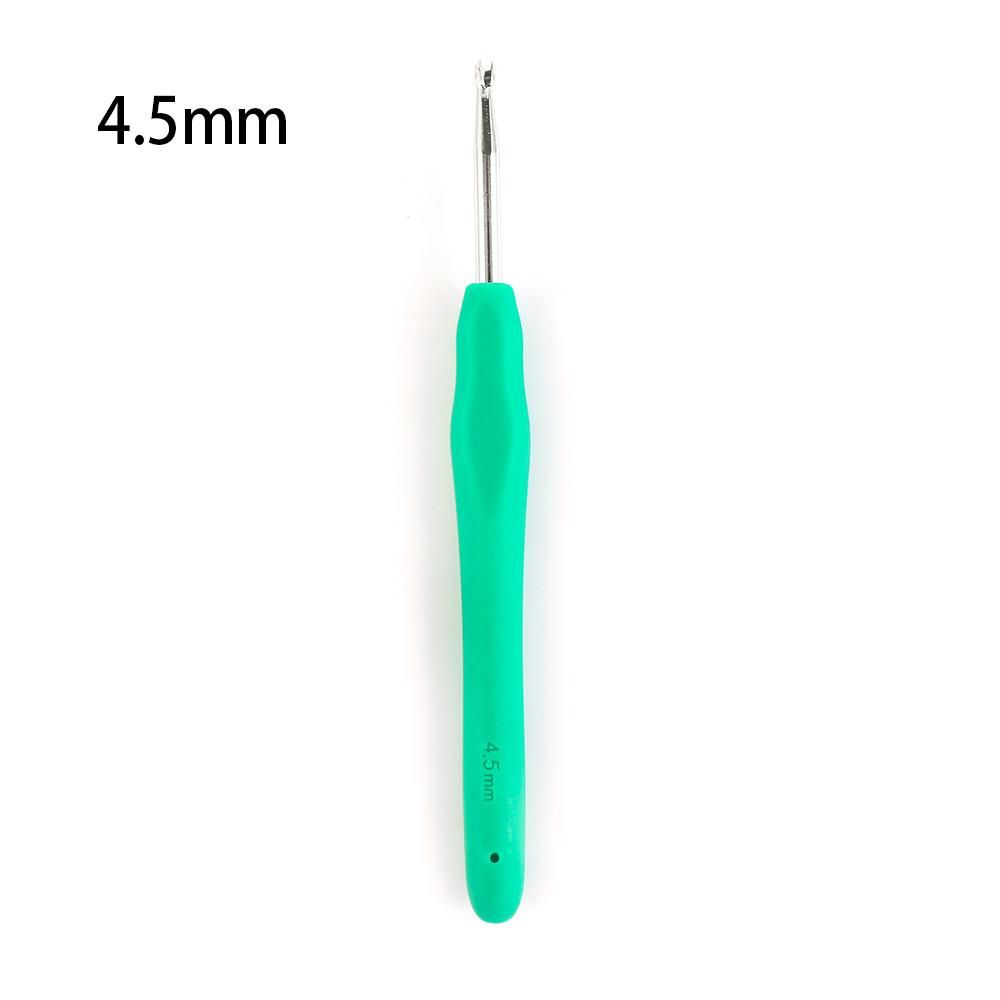 2.0-10mm Multicolor Craft Tools Ergonomic Handle Weave Yarn Knitting Needles Crochet Hook Aluminum