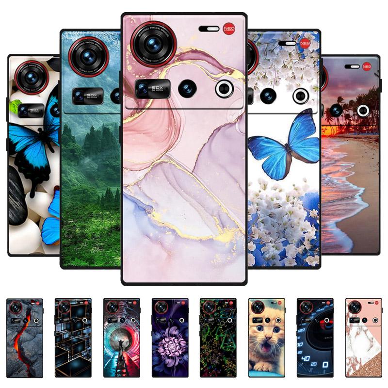 Для Nubia Z70 Ultra Чехол Роскошный Милый Мультяшный Мягкий ТПУ Силикон Ударопрочный Coque Для ZTE nubia Z70 Ultra Защитный Чехол Fundas