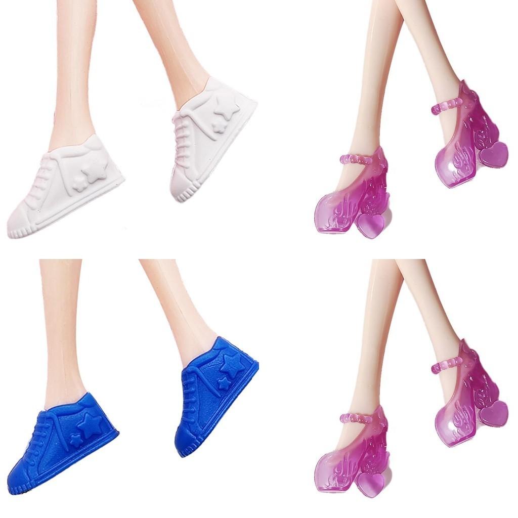 30 см Кукла Леле Барби Туфли на высоком каблуке Черные сандалии Игрушка для ролевых игр Аксессуары для девочек