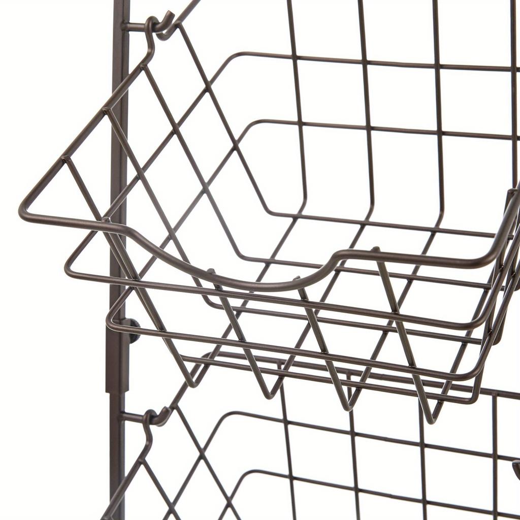 1 шт. 2-х уровневая корзина для хранения фруктов для кухонной столешницы, синяя, корзина для хранения хлеба, фруктов и овощей, подвесной держатель для кухонной корзины для хранения