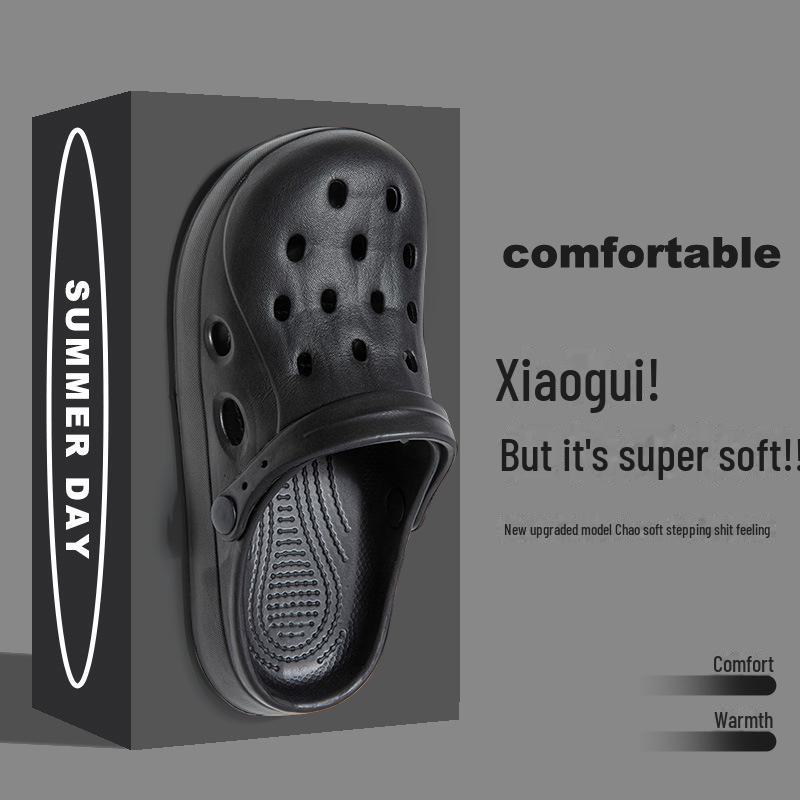 Сандалии двойного назначения на толстой подошве Baotou Summer для мужчин и женщин - обувь для спорта на открытом воздухе и пляжного отдыха