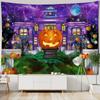 Домашний декор ужас жуткий замок тыква гобелен детская комната спальня гостиная декор столовой весело Хэллоуин настенный гобелен