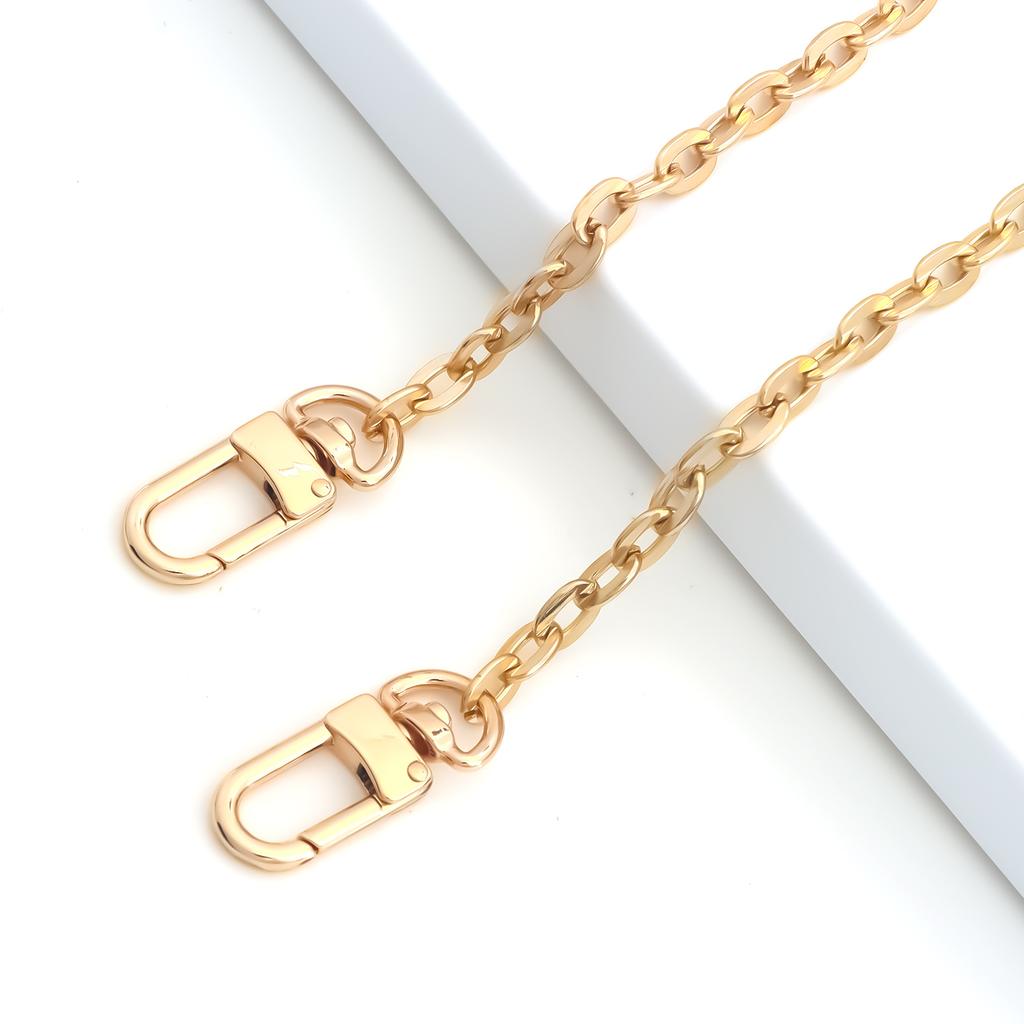 Purse Chain Strap Crossbody Chain Shoulder Bag Replacement Strap with Metal Buckles DIY Purse Making