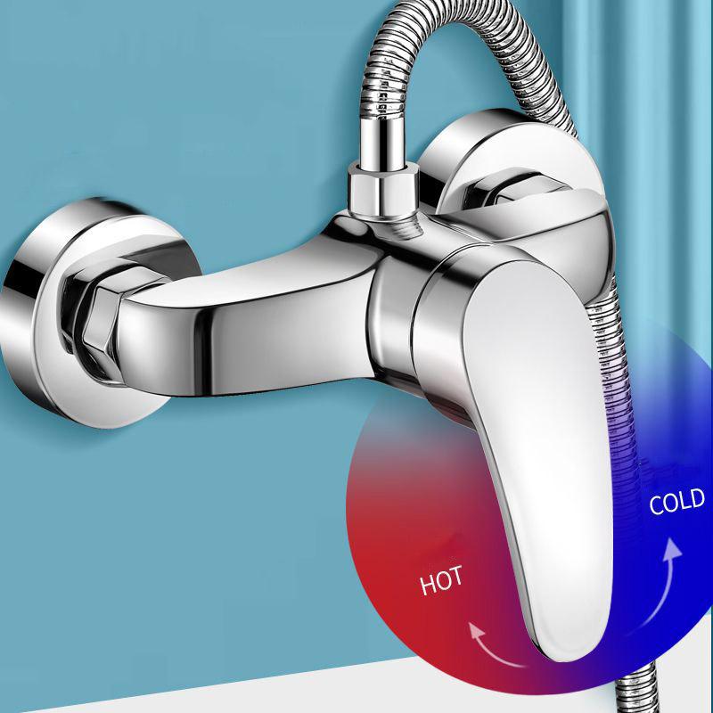 Shower Faucet Bathroom Hot and Cold Water Faucet Concealed Mixing Valve Solar Water Heater Mixing Switch Accessories