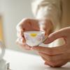 Ручная роспись Арита-яки, керамическая чайная чашка с полным узором, набор для чайной церемонии Кунг-фу, домашняя маленькая чайная чашка, белая фарфоровая, одинарная чашка