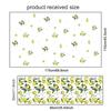 Цветочные растения Цветы Наклейки на стену для гостиных, Декор задней стены, Самоклеящаяся виниловая наклейка, Спальня для девочек