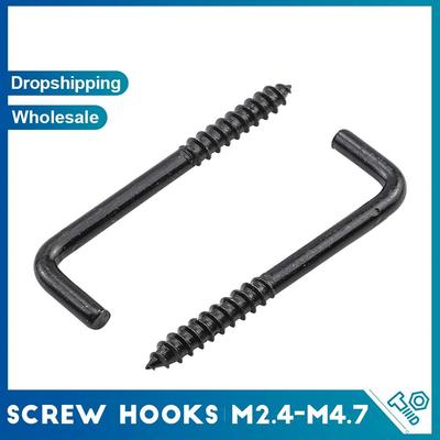 10 шт. Стальные ввинчивающиеся потолочные крючки Спиральный крюк-подвес Крючки L-образной формы для кухни Рамка для фотографий