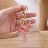 Tassel Butterfly Keychain Resin Bag Hanging Funny Cross Pendant Keychain  Key Decor