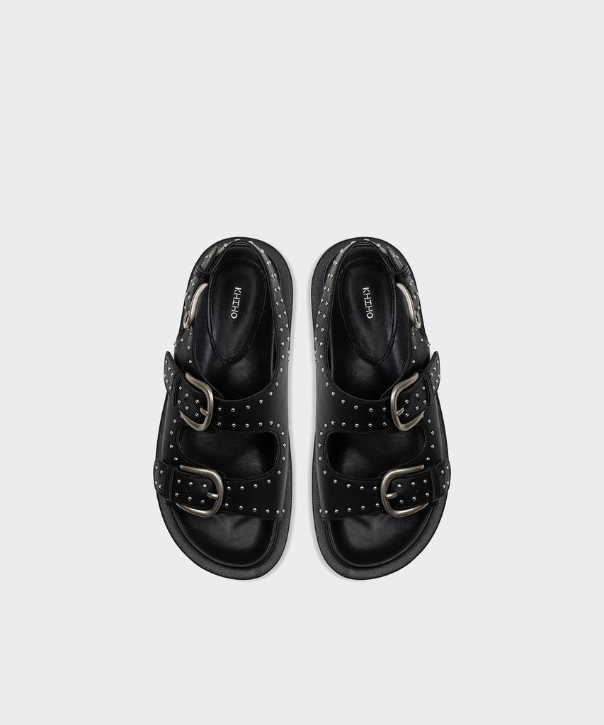 Сандалии Khiho Trinity Buckle Черные