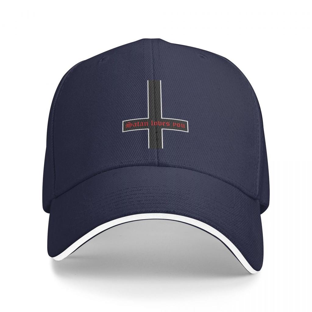 Бейсбольная кепка унисекс с лентой для женщин, Snapback Сатана любит тебя, роскошная шляпа унисекс, шляпа от солнца, детская кепка, женская кепка