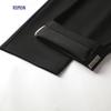 ROMON Men's Elastic Wrinkle-Free Straight-Fit Business Casual Pants