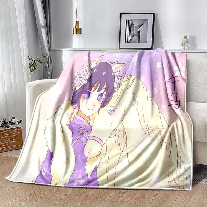 Двенадцать китайских знаков зодиака с узором Манта, чехол для дивана-кровати, мягкое одеяло, плед, мягкие теплые фланелевые одеяла, вентиляторы Gif