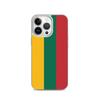 Coque iPhone - Lituanie - Drapeau - Souple - Multicolore - TPU Transparent