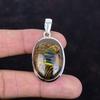 Ethopian Opal In Boulder Opal Pendant Handmade Gemstone Pendant 925 Sterling Silver Pendant Statement Jewelry Wedding Gifts Stylish Pendant