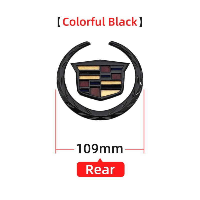 1pcs ABS 109mm 158mm for Cadillac SRX ATS XTS Car Front Grille Emblem Rear Tail Bumper Trunk Sticker Badge Styling Accessories