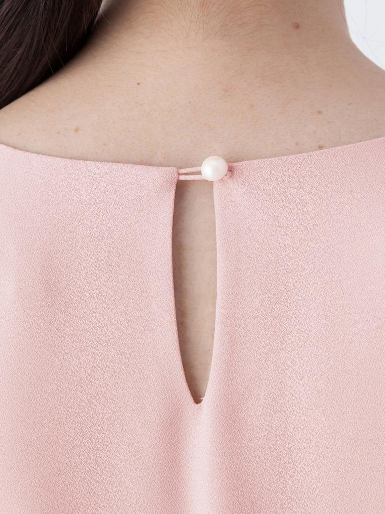 ANGELIEBE, цельный купальник для беременных с кружевными рукавами и воротом для кормления, одежда для кормящих матерей, официальная одежда для посещения святыни, розовое, 22764101, V-образный вырез, дородовой/послеродовой, SM