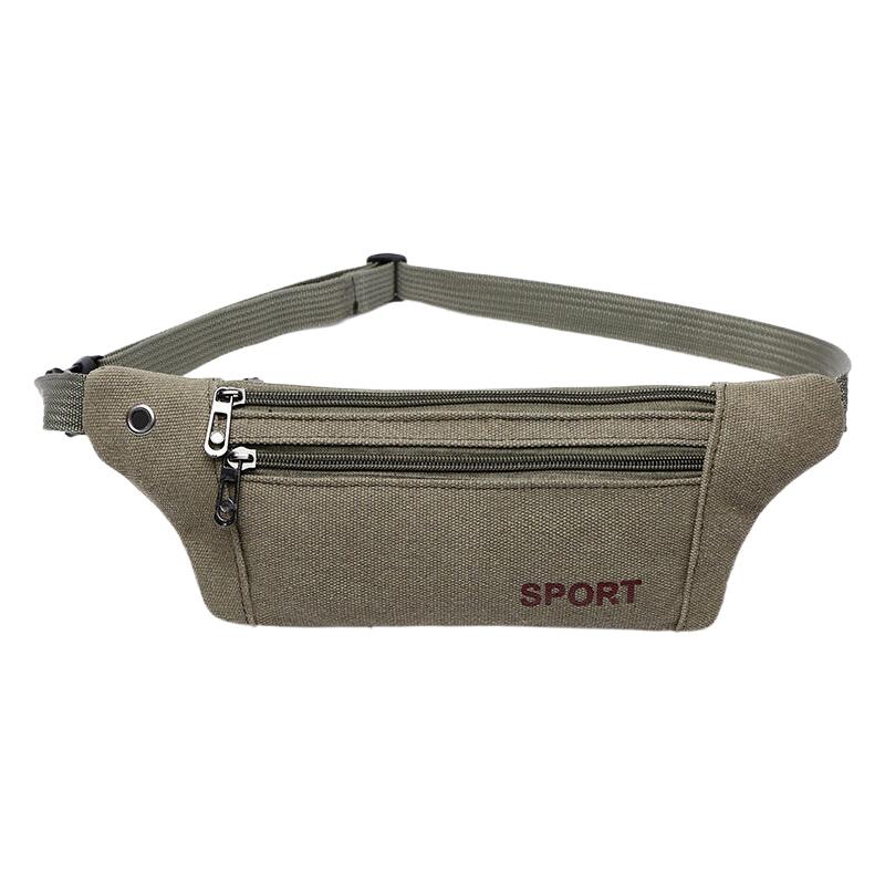 Оксфорд Ткань Fit Waistpack Мобильный поясной рюкзак мужской Спорт на открытом воздухе Отдых Бег Защита от кражи Ультратонкий Невидимый