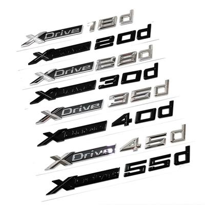 3D новый Xdrive 20d 30d 35d 40d 50d 20i 25i 30i автомобильное крыло эмблема багажник значок наклейка