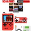 Портативная мини-портативная игровая консоль в стиле ретро, ​​8 бит, 3 дюйма, цветной ЖК-дисплей, детский цветной игровой плеер, встроенный 500 игр, неповторяющийся