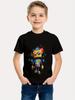 Short Sleeve Child T-shirt Robot Children Clothing Children's Boy's Clothing Top Shirts Tops Korean Children's Clothes Kids