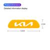BJMISK1 4Pcs Car Stickers Door Opening Reflective Warning Sticker Valve For KIA K5 K9 Sorento Ceed Sportage Carnival Stinger Niro Soul