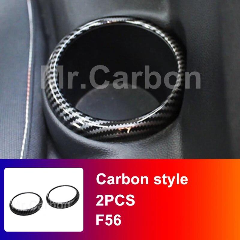 Car Rear Seat Water Cup Holder Decorative Modified Shell For BMW MINI ONE COOPER F55 F56 F57 Interior Modification