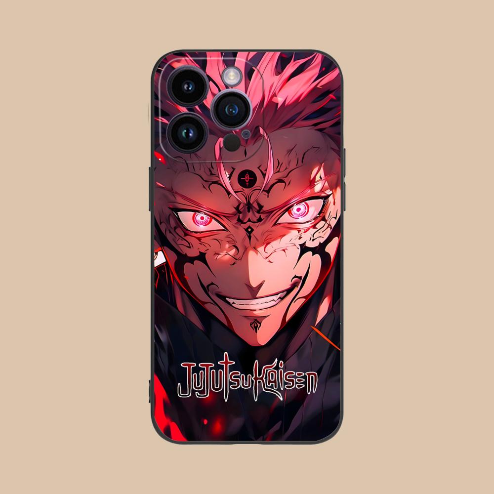 Чехол для мобильного телефона Jujutsu Kaisen Сукуна для iPhone 17 16 15 14 13 12 11 X XR XS 8 7 Air Pro Max Plus Mini Цветной чехол Красивый