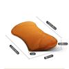2-in-1 Car Seat Booster Universal Driver Memory Foam Lumbar Pillow Suede Seat Heightened Inclined Cushion Car