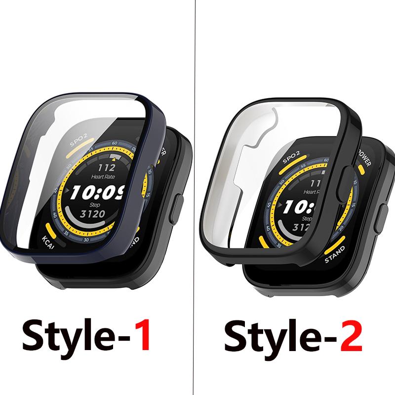 Мягкий силиконовый чехол с покрытием для умных часов Amazfit Bip 5, Защитная пленка для экрана, Бампер, Чехол для Huami Amazfit Bip5