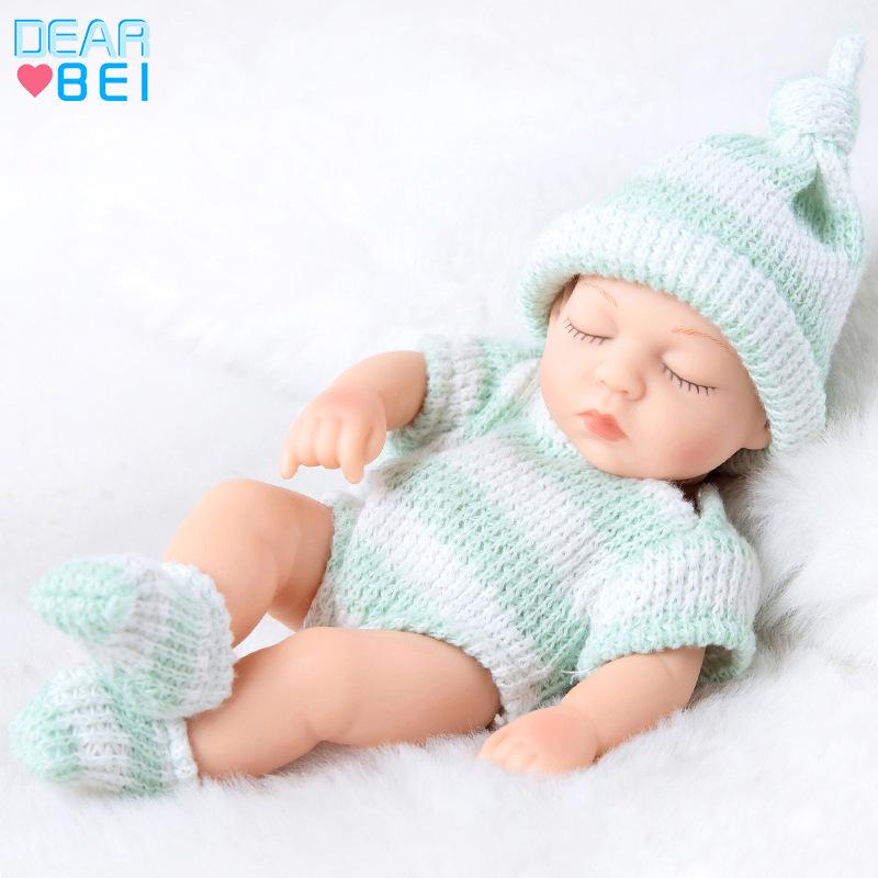 7-дюймовая мягкая виниловая кукла реборн, мини-фигурка