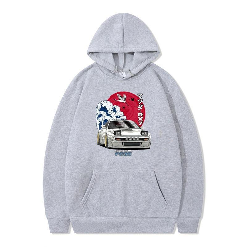 Независимая станция Осень и Зима Новый автомобиль Свободный топ Модный повседневный худи Мужская и женская одежда