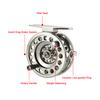Fly Fishing Reel Right Handed Aluminum Alloy Smooth Ice Fishing Reels Fly Reels Fishing Accessories