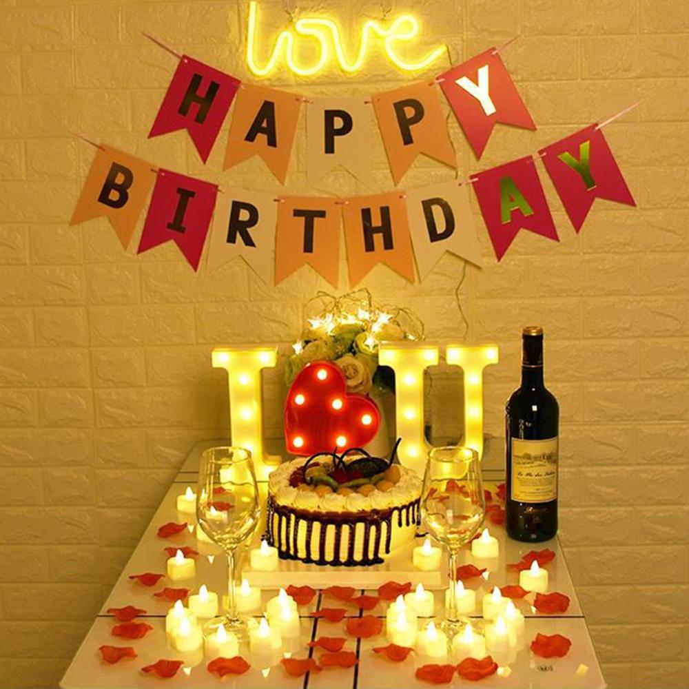 Набор светодиодных свечей-таблеток без пламени, время работы более 100 часов, электрические свечи на батарейках, чайные свечи для предложения руки и сердца, романтический декор