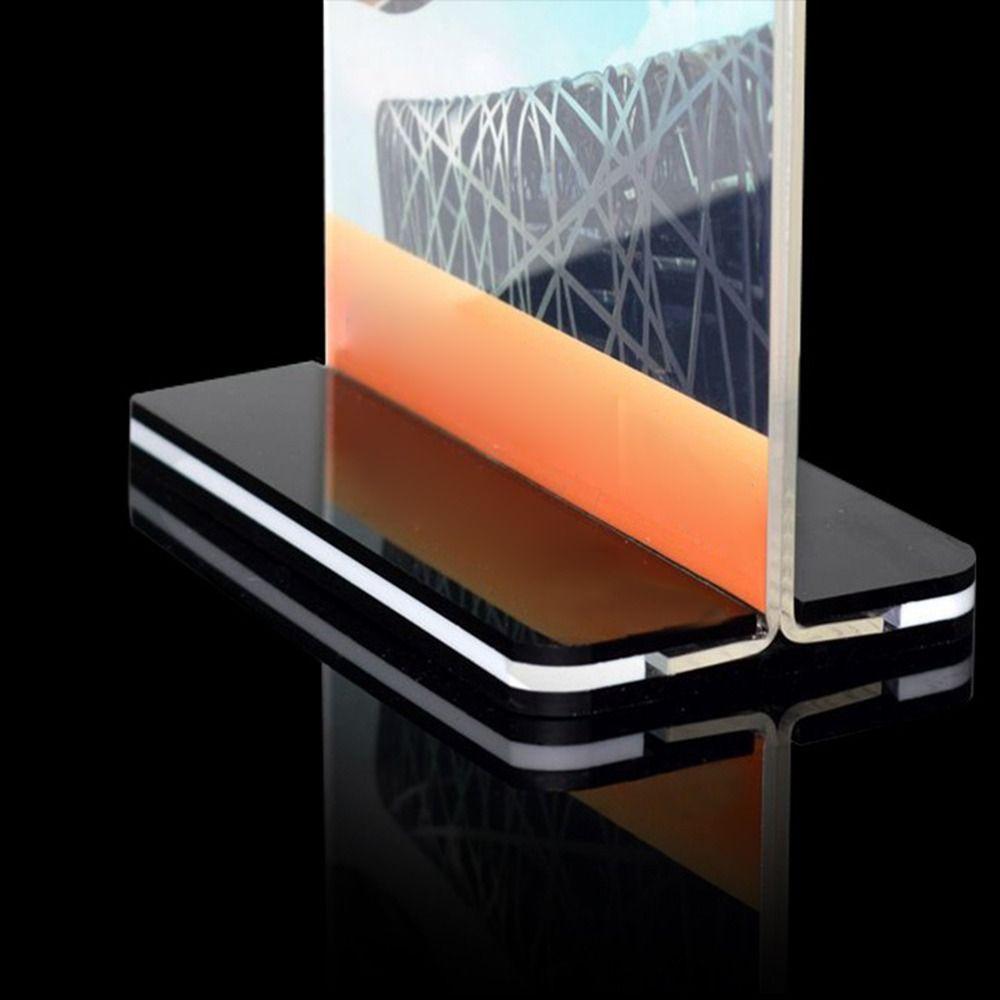 A4 A5 A6 Wine Catalog Menu Display Stand Acrylic Panel Table Card Sign Holder