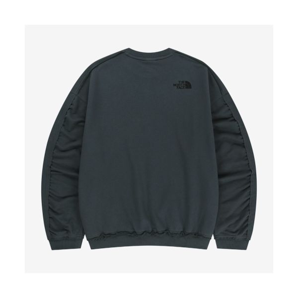 The North Face Explore Letter Round Neck Pullover Long Sleeve Loose Sweatshirt Unisex sweatshirt NM5MS08J