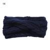 Новый полиэстеровый зимний теплый шерстяной тюрбан эластичная повязка на голову вязаная крючком повязка на голову